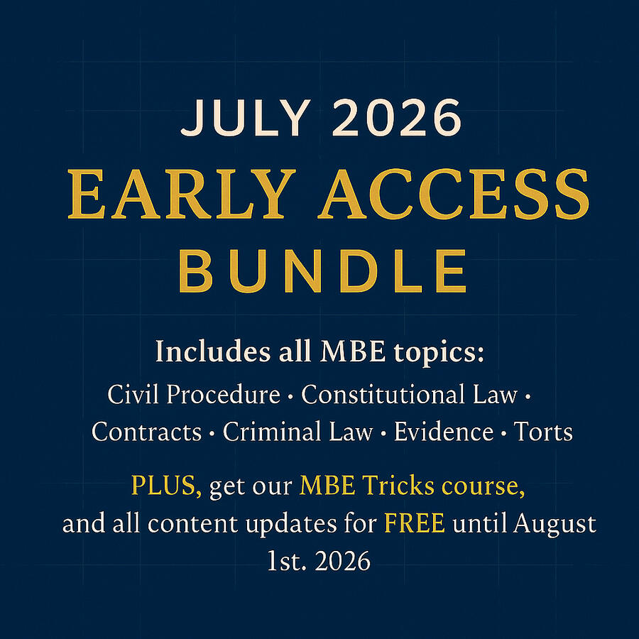 July 2026 Bar Exam